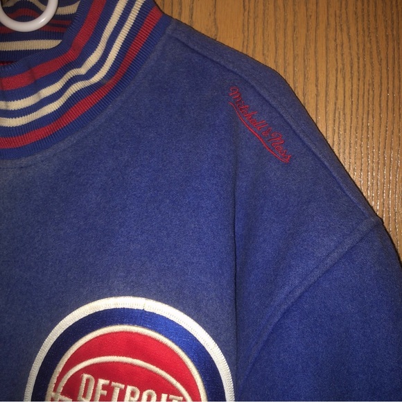 MITCHELL&NESS DETROIT PISTONS BADBOYS 1989-90 CHAMPS WOOL AUTHENTIC JACKET - Picture 8 of 12